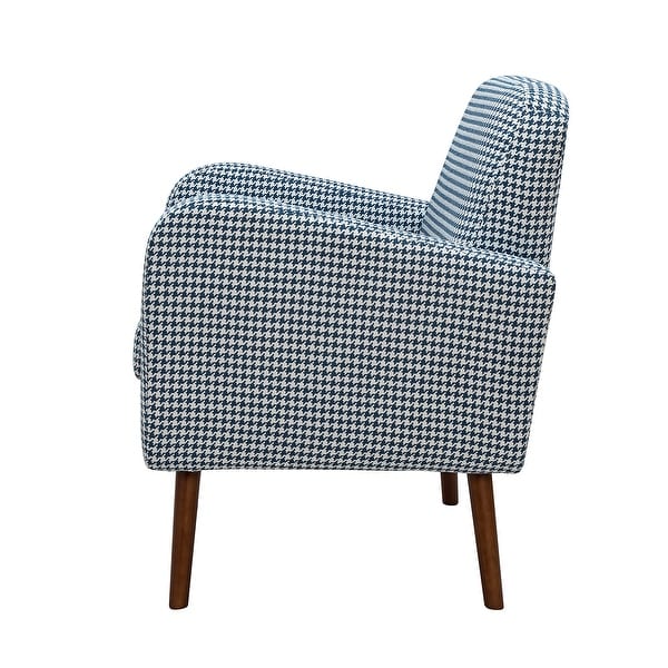 Aeetes Modern Upholstered Armchair with Solid Wood Legs by HULALA HOME