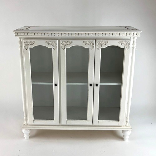 Carved Glass Door Cabinet   French Country   Accent Chests And Cabinets   by Wayborn Home Furnishing Inc  Houzz