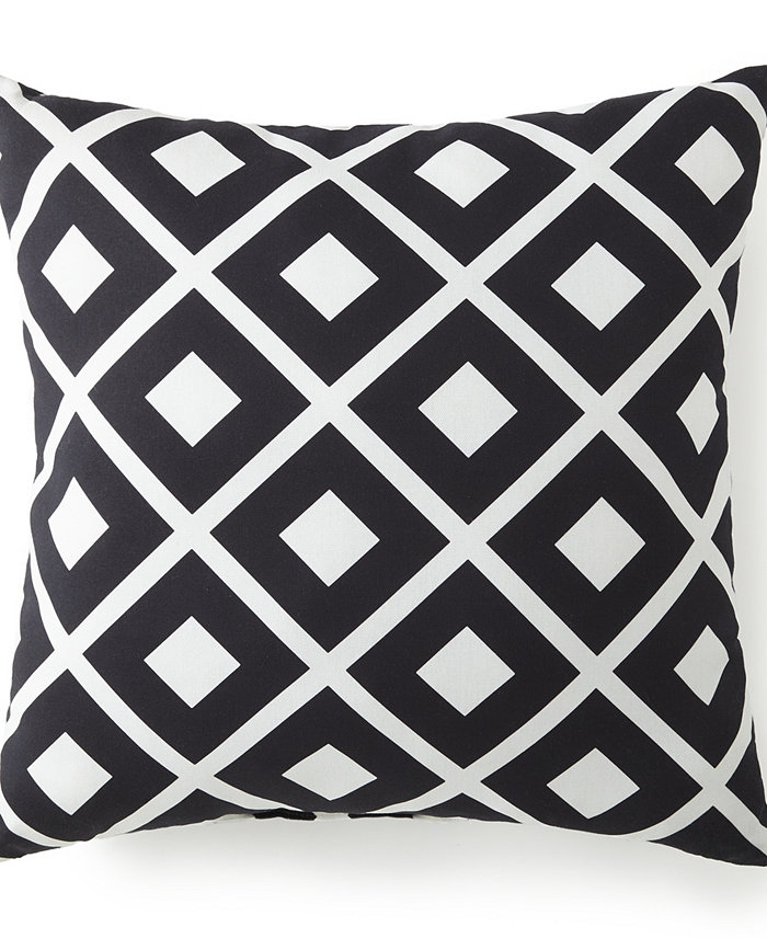 Colcha Linens Blue Falls Square Cushion - Diamond - 20