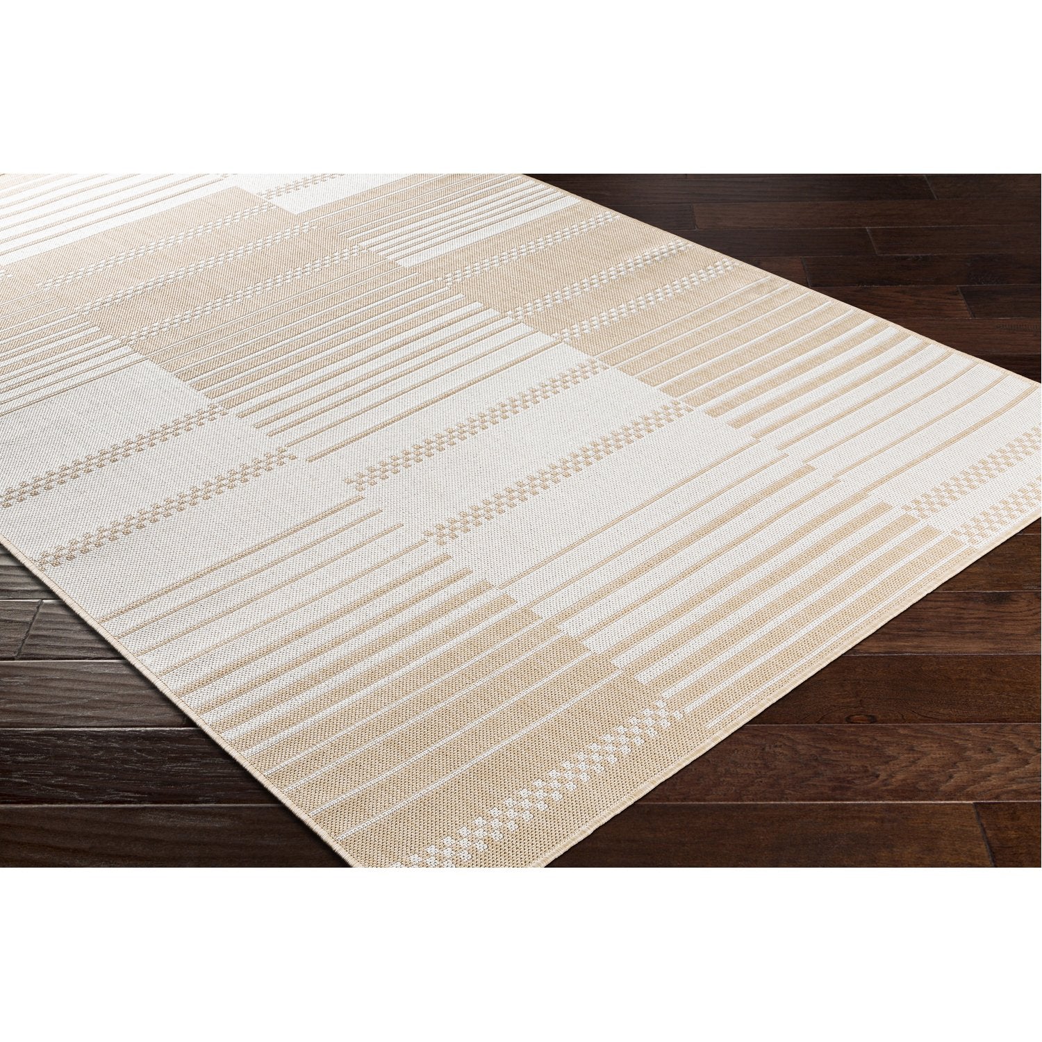 Malibu Indoor/Outdoor Rug in Wheat, Khaki