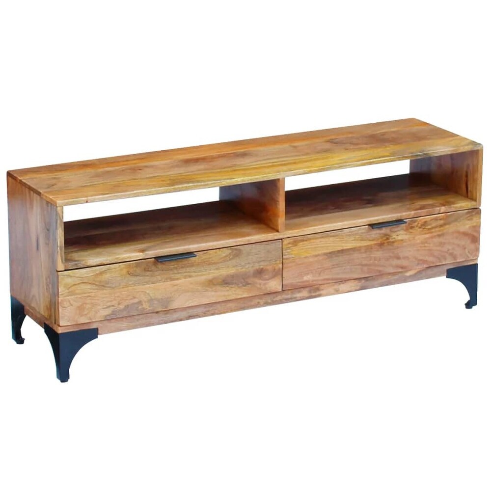 vidaXL TV Stand Mango Wood 47.2\