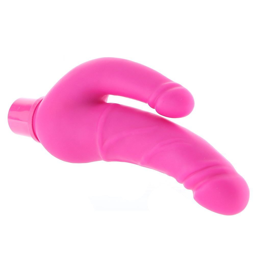 Power Stud Rechargeable Over & Under Vibe in Pink