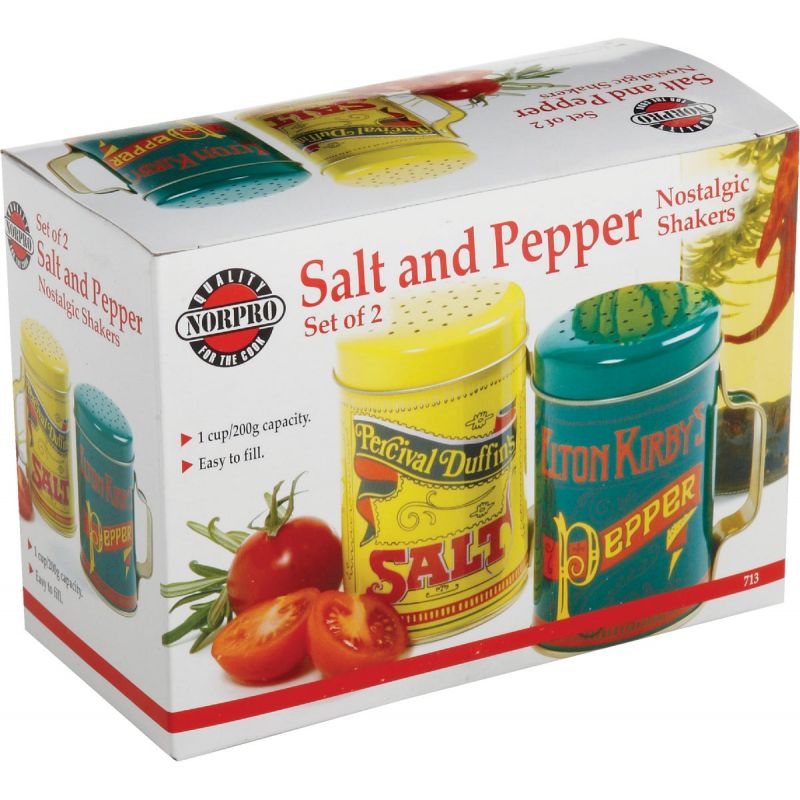 Norpro Nostalgic Saltamp Pepper Shaker Set 10 Oz. Multi