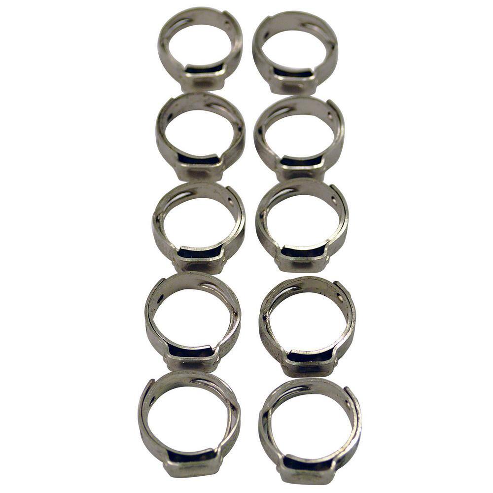 Apollo 12 in. Stainless Steel PEX-B Barb Pinch Clamp (10-Pack) PXPC1210PK