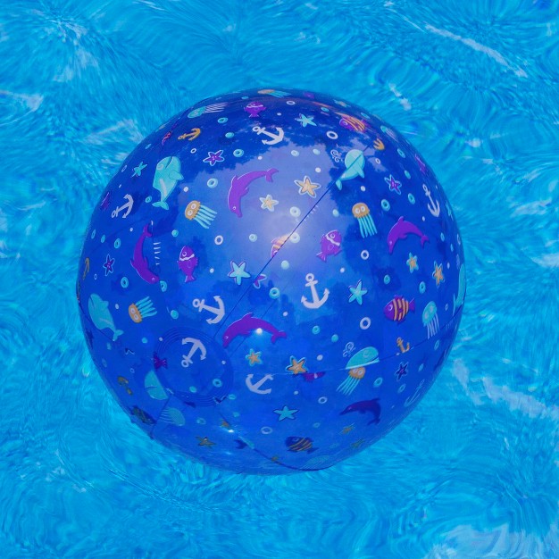 Sea Life And Anchor Beach Ball