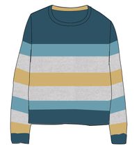 Bay Knitted Jumper - Blue Coral