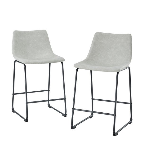 Designs Bar Stool， Black， Set of 2