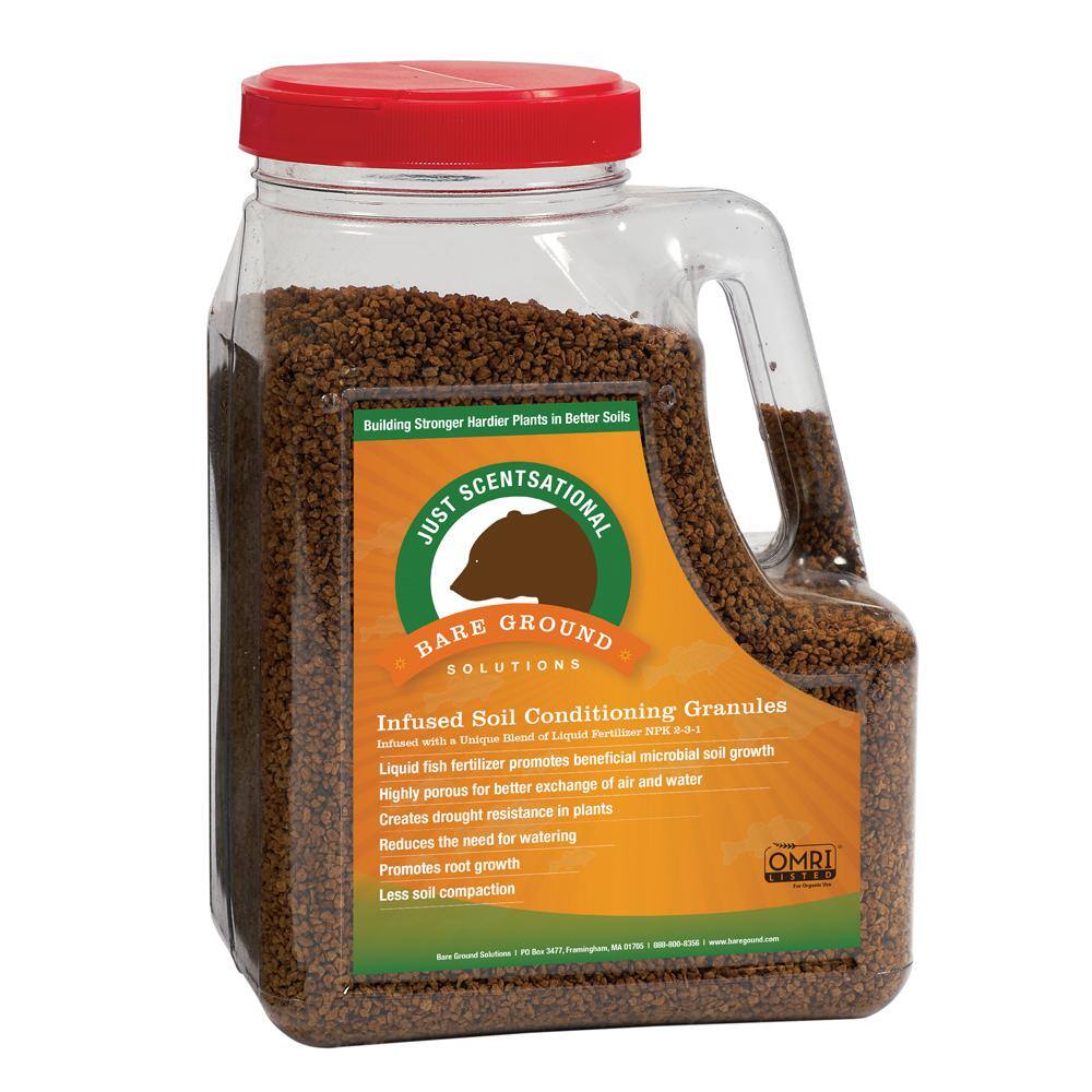Just Scentsational Trident's Pride by Bare Ground 5 lb. Ready-to-Use Soil Conditioning Granules Shake-Top Jug TP-5SC