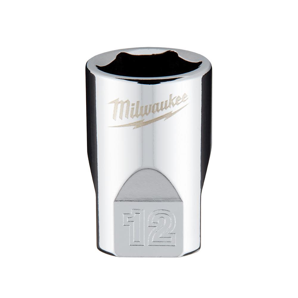 Milwaukee 1/4 in. Drive 12mm Metric 6-Point Socket 45-34-9038 from Milwaukee