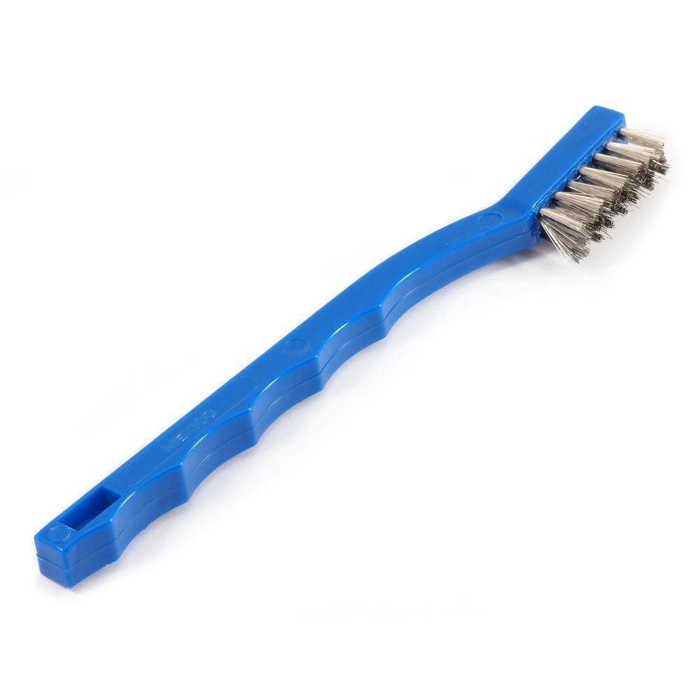 Forney 7-14 in. Stainless-Steel Plastic Handled Wire Brush 70488