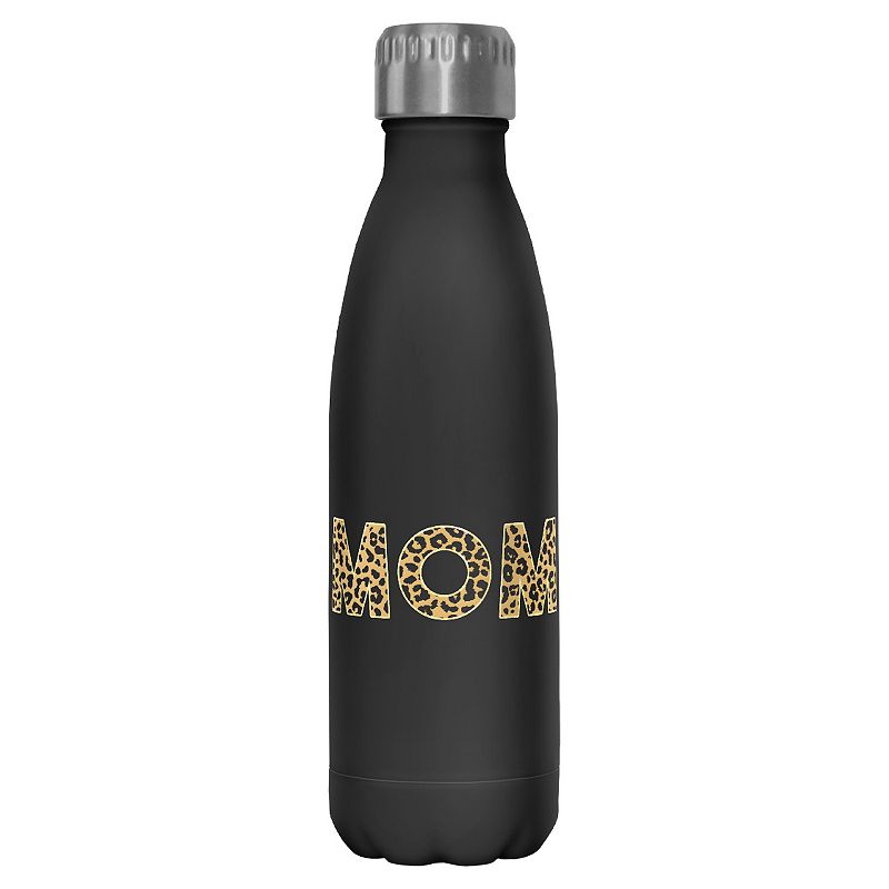 Mom Cheetah Print Letters 17-oz. Stainless Steel Water Bottle