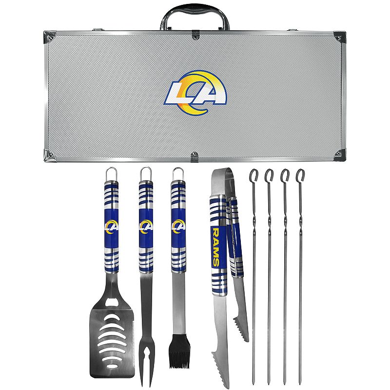 Los Angeles Rams Tailgater 8-Piece BBQ Grill Set