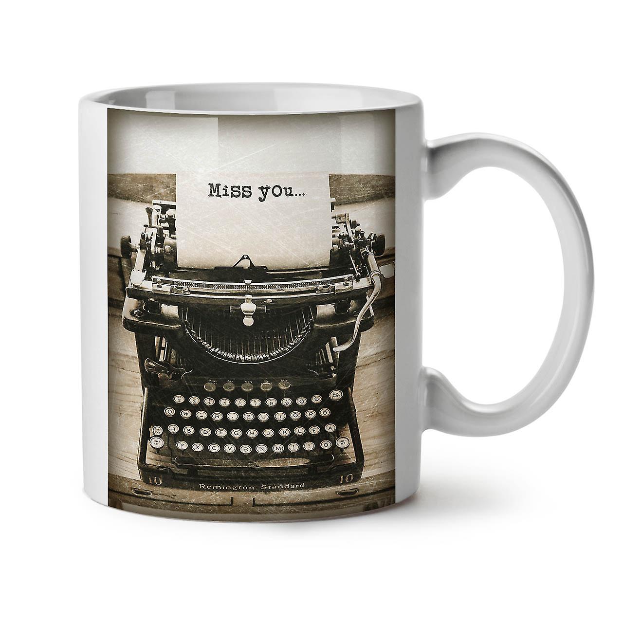 Typewriter Photo NEW White Tea Coffee Ceramic Mug 11 oz | Wellcoda