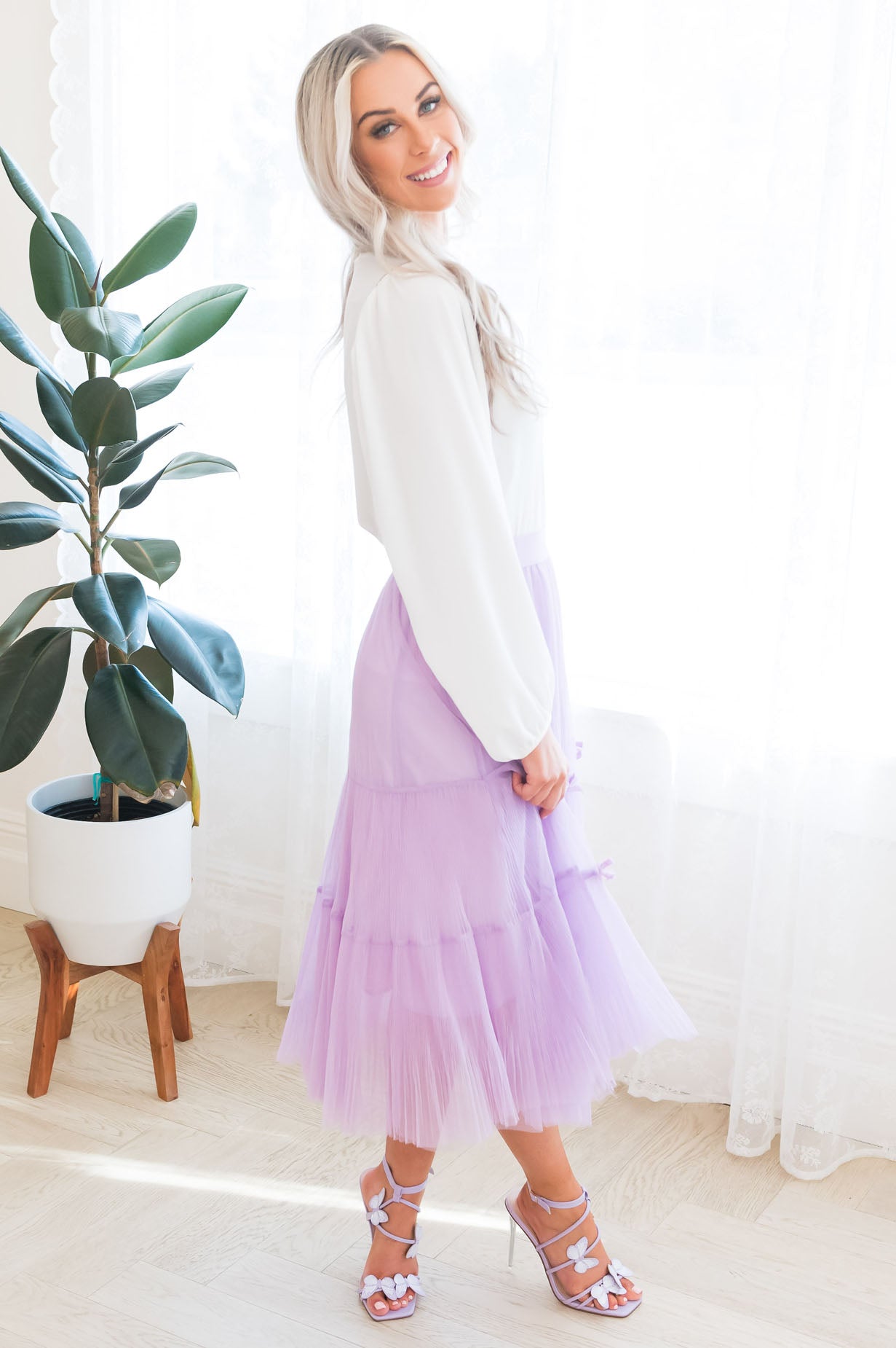 Beautiful Bows Modest Tulle Skirt