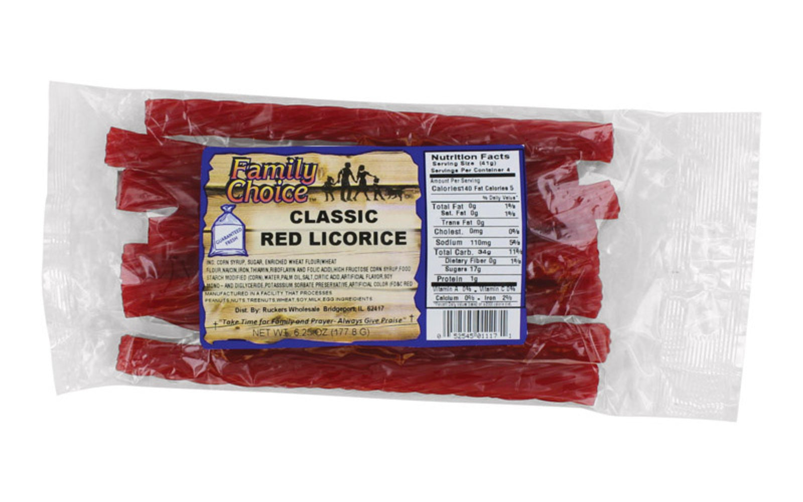 CLASSC RED LICORICE 7 OZ