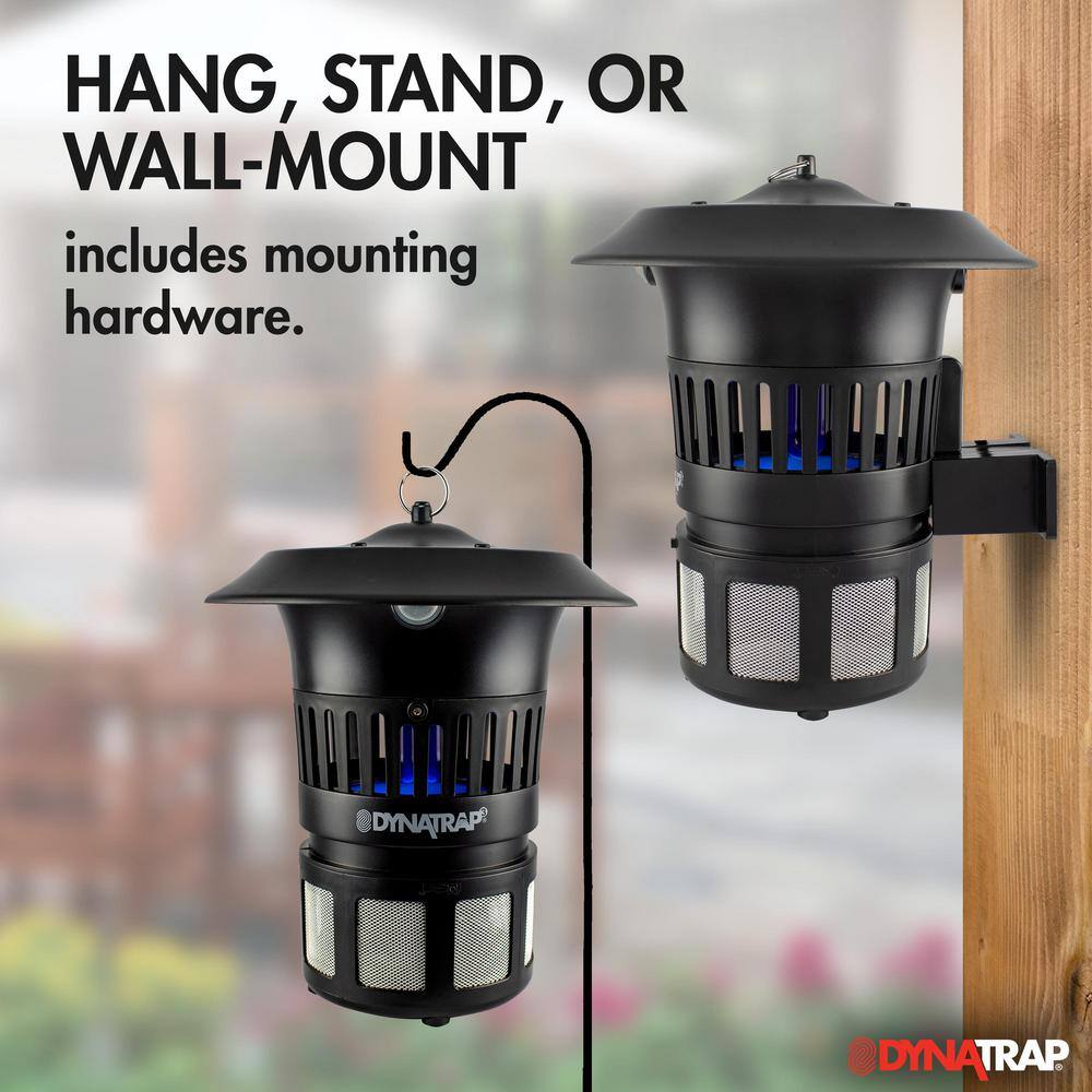 Dynatrap Black 12 Acre Mosquito Trap with Optional Wall Mount DT1100-CA