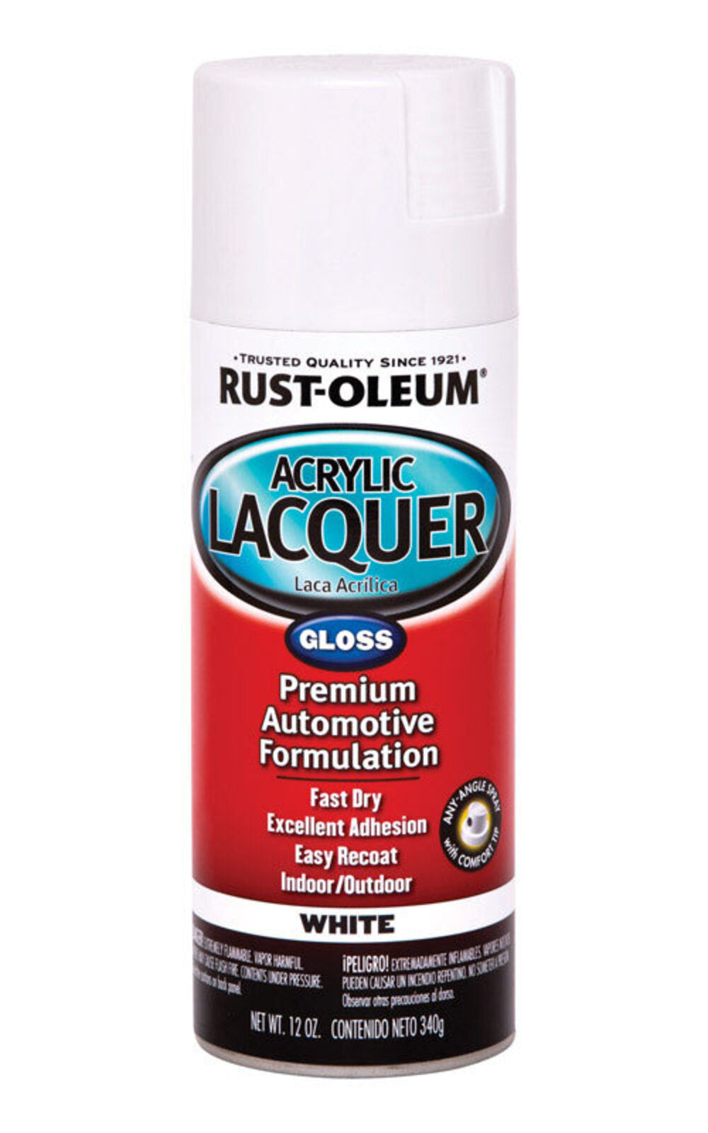 LACQUER SPRY AUTO WHITE