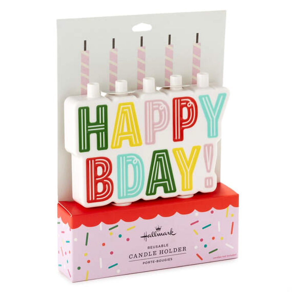 Hallmark  Happy Birthday Candle Holder