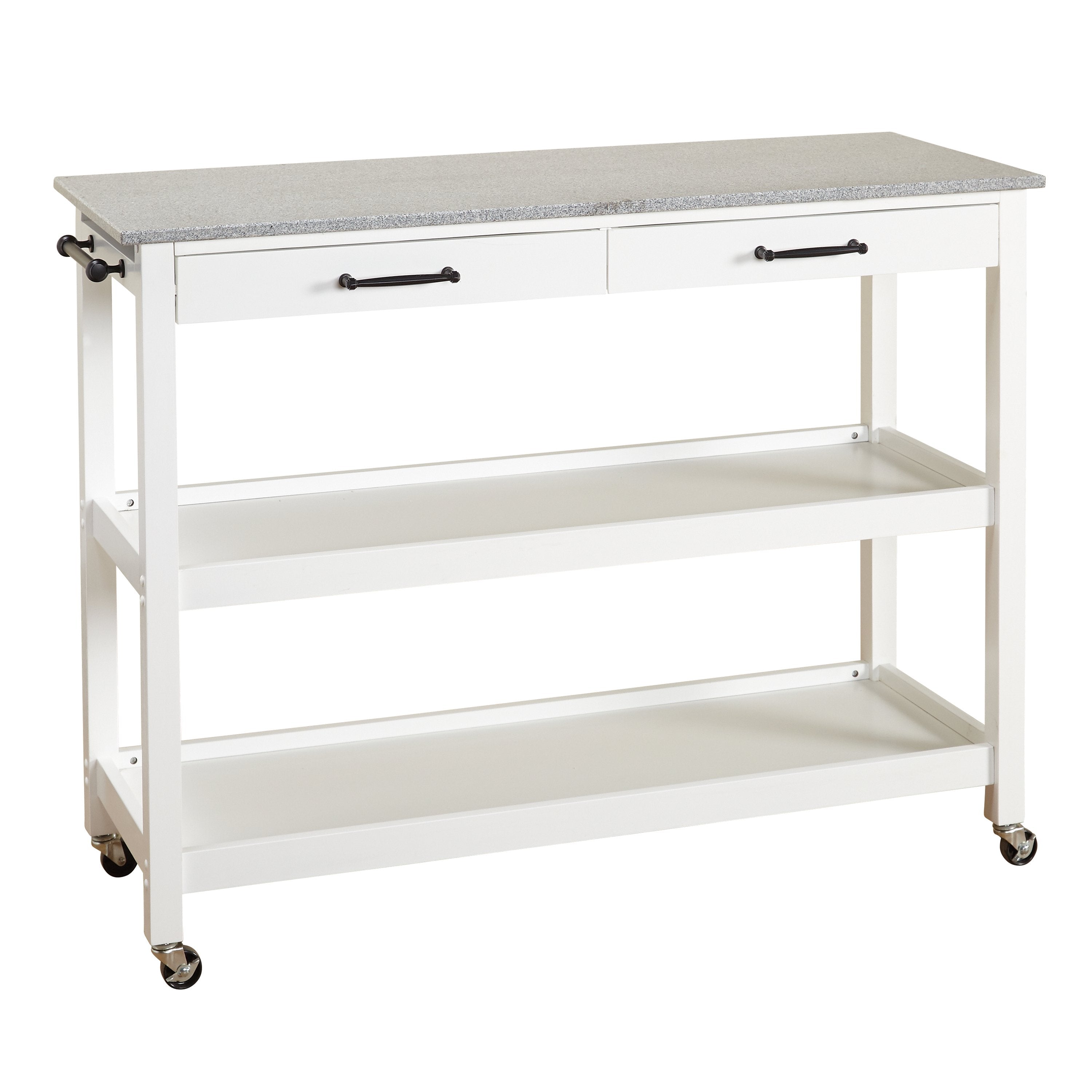 angelo:HOME Kitchen Island/Cart - Arlington (white)