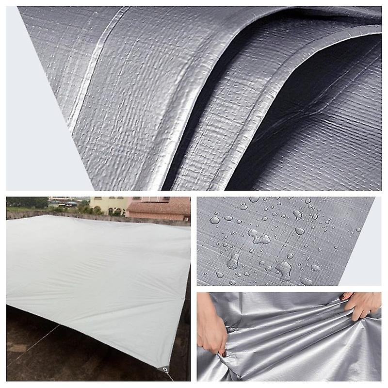 Pe 0.32 Mm Tarpaulin Rainproof Cloth Outdoor Awning Garden Plant Shed Truck Awning Waterproof Sunshade Sail Pet Dog House Cover