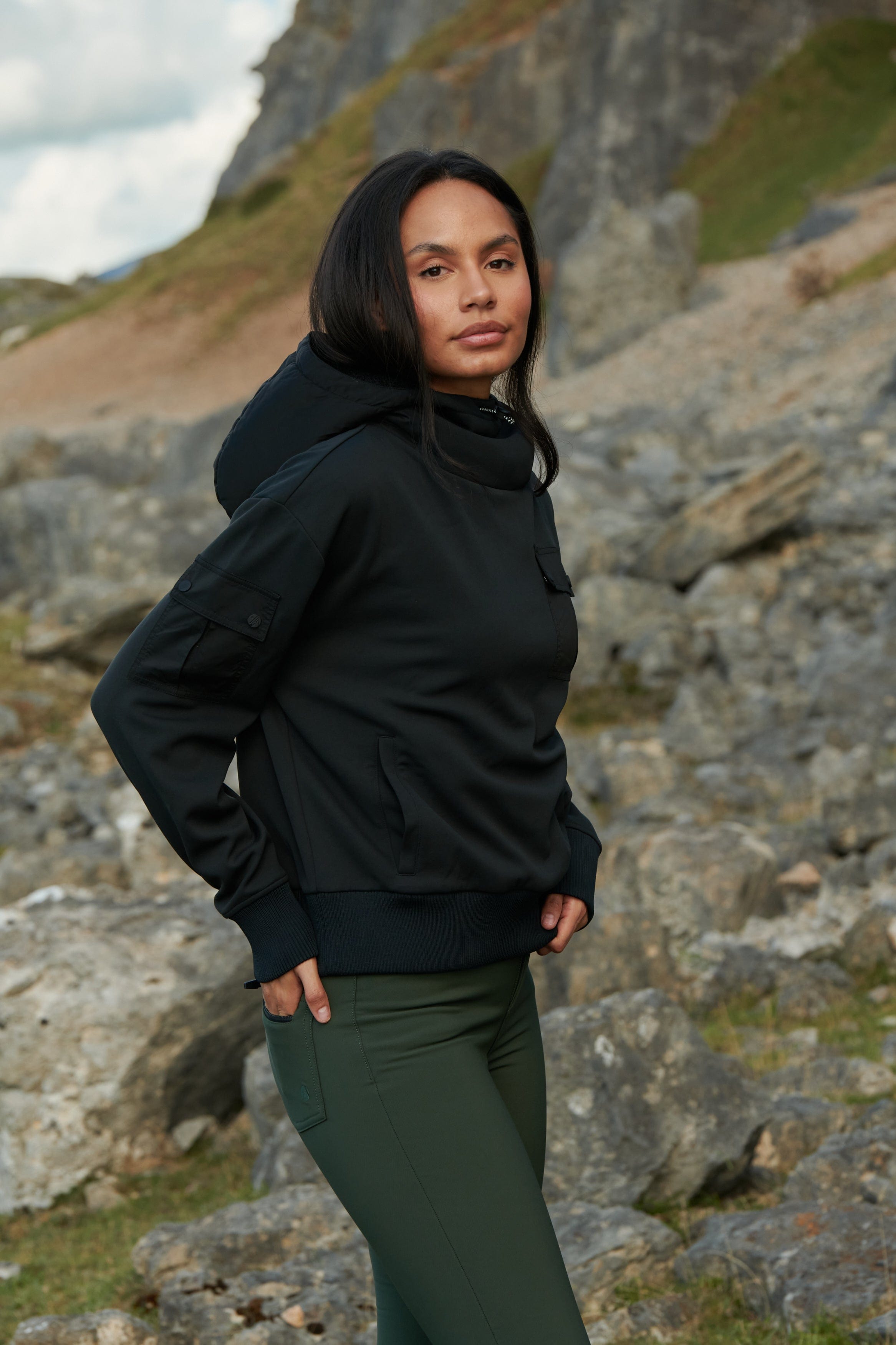 Go Explore Hoodie  - Black