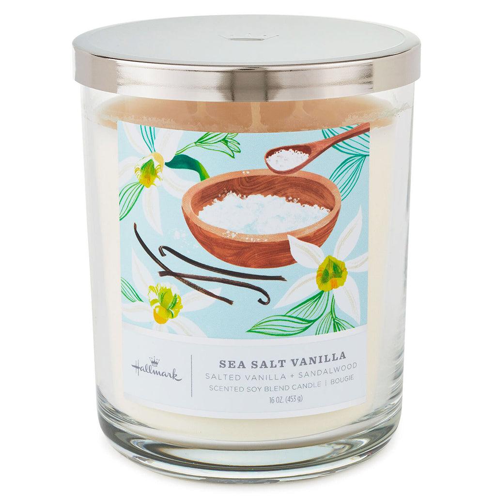 Hallmark  Sea Salt Vanilla 3-Wick Jar Candle, 16 oz.