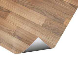 TrafficMaster Autumn Brown Oak Residential Vinyl Sheet Flooring 12 ft. Wide x Cut to Length U9160405K743G14