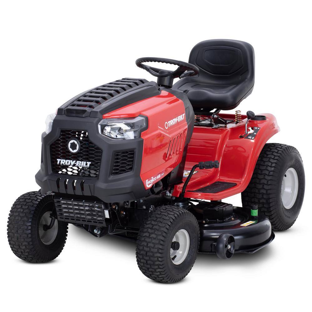 Troy-Bilt Bronco 46 in. 17.5 HP Briggs and Stratton Engine Automatic Drive Gas Riding Lawn Tractor Bronco 46B