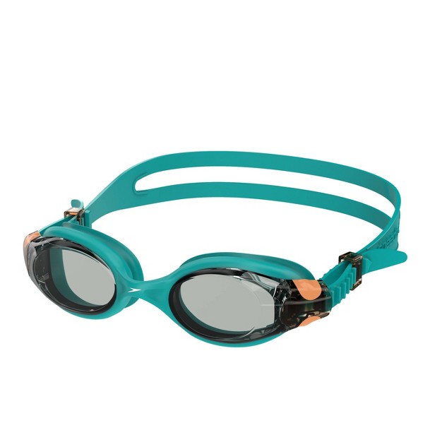 Speedo Adult Hydrofusion Pro Swim Goggles Teal coral