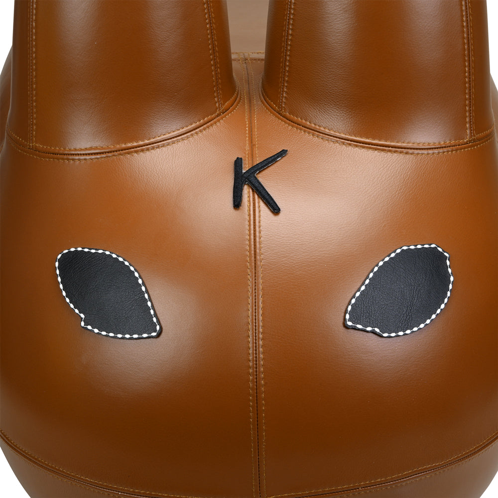 Kidrobot Art Giant Leather Smorkin' Labbit Stool by Frank Kozik - Brown Edition (PRE-ORDER)