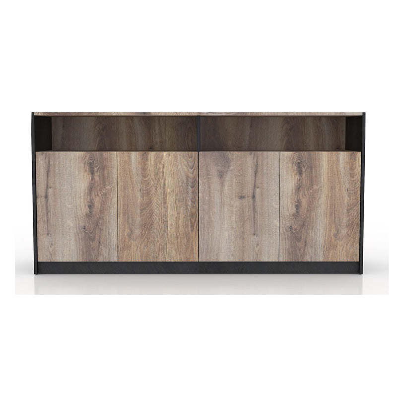 ARTO Credenza Cabinet 157cm - Warm Oak & Black