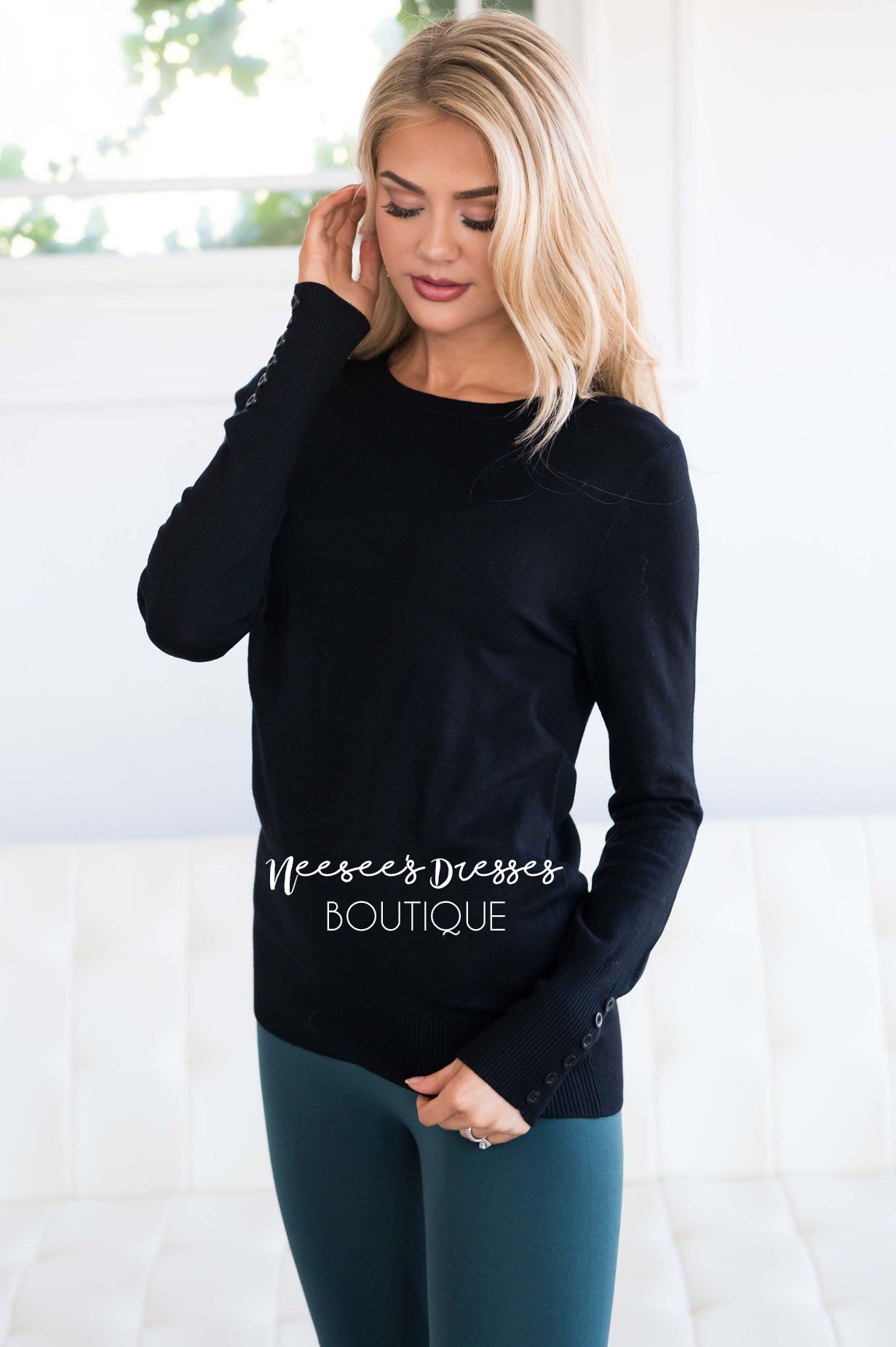 In Love with Fall Button Sleeve Sweater