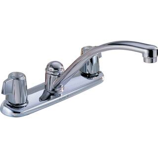 Delta Classic 2-Handle Standard Kitchen Faucet in Chrome 2100LF