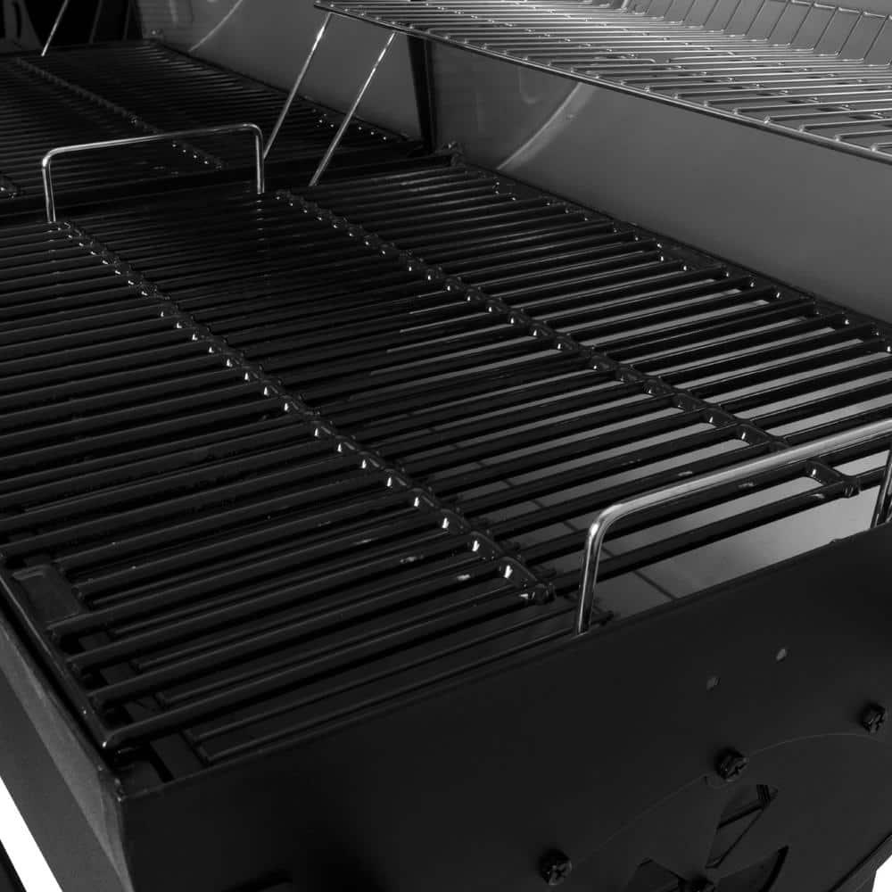 CharGriller Double Play 1260 sq in 3Burner Gas and Charcoal Grill in Black