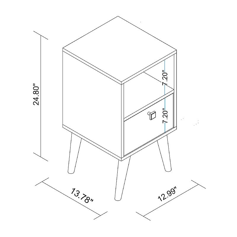 Manhattan Comfort Abisko Side Table