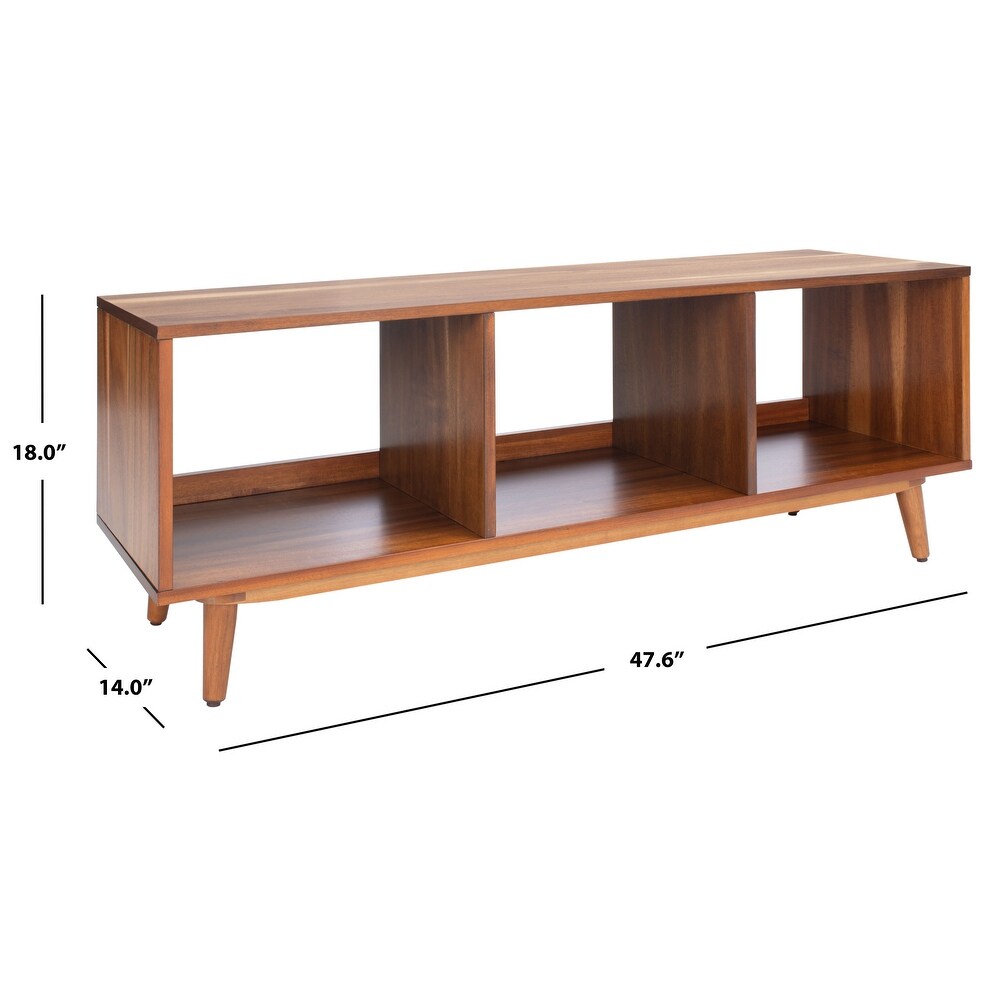 SAFAVIEH Cricket Open 3 Shelf Media TV Stand (50 inch Flat Screen)   47.6\