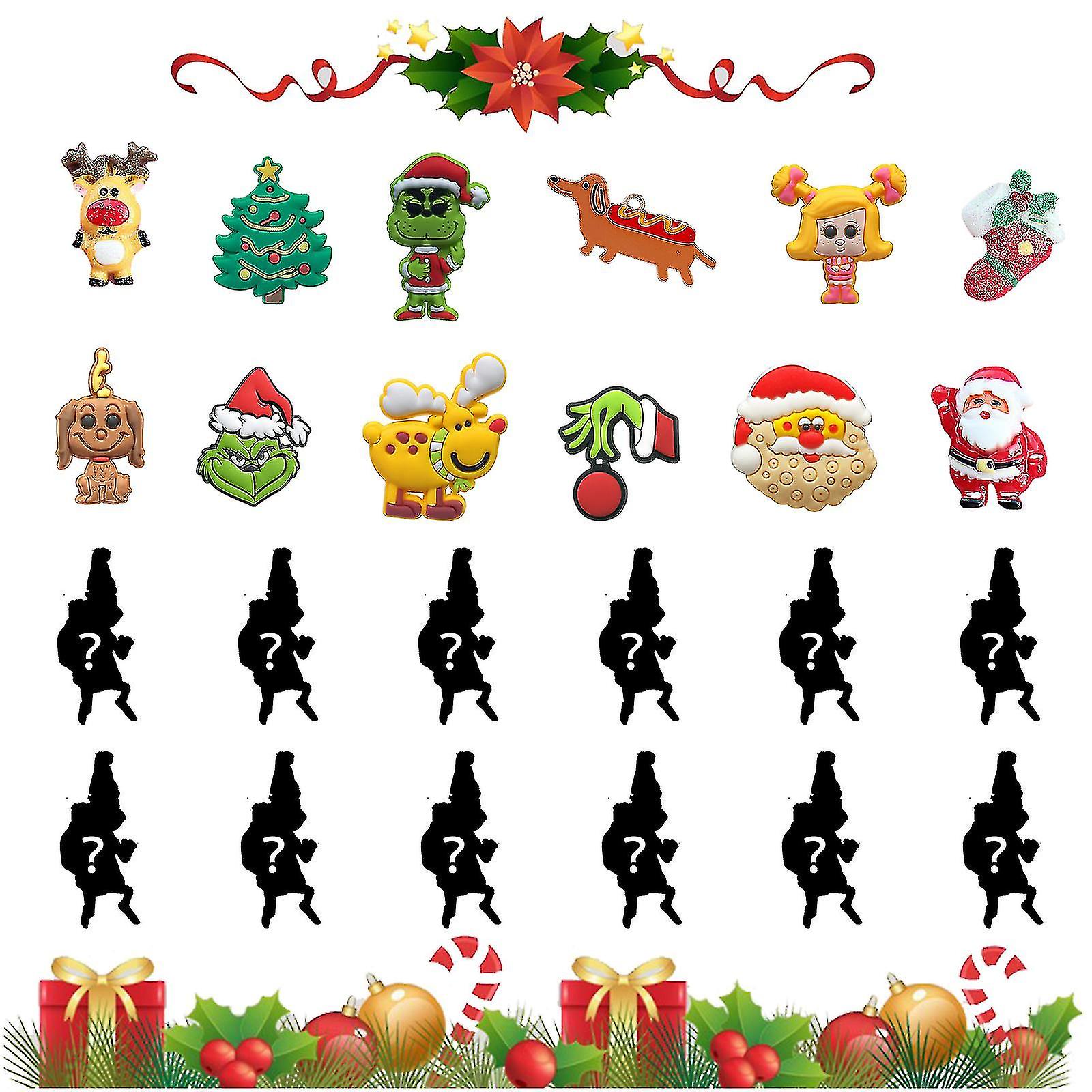 24pcs Grinch Advent Calendar Blind Box