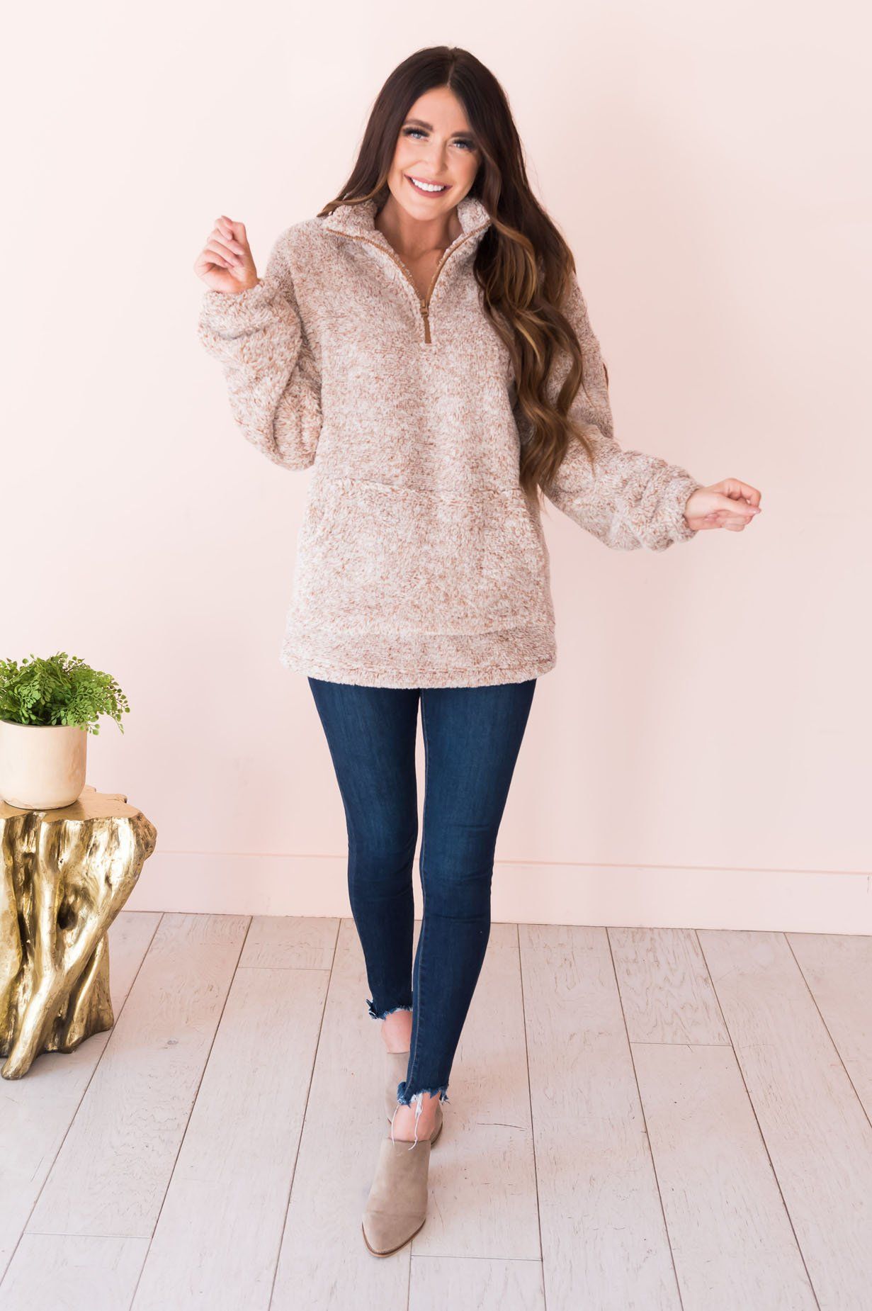 Teddy Bear Worthy Modest Pullover Sweater