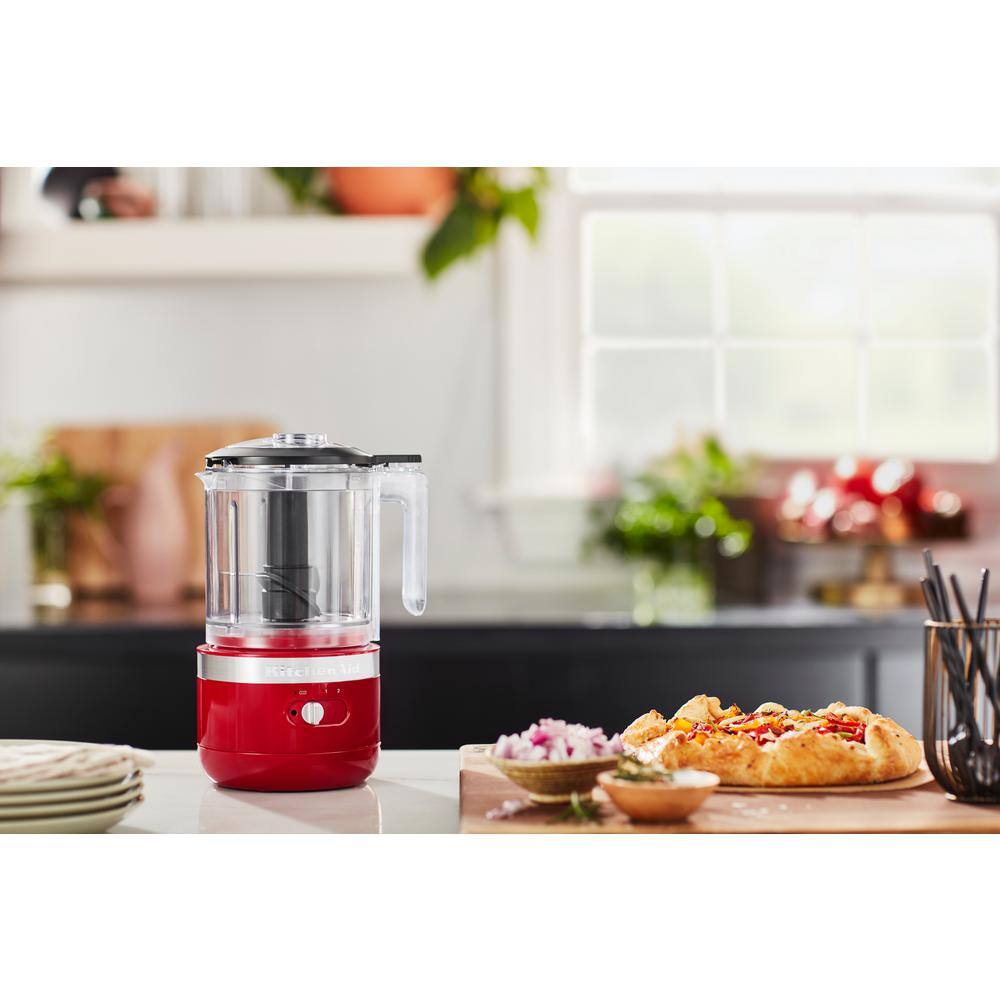 KitchenAid Cordless 5 Cup Empire Red Food Chopper KFCB519ER