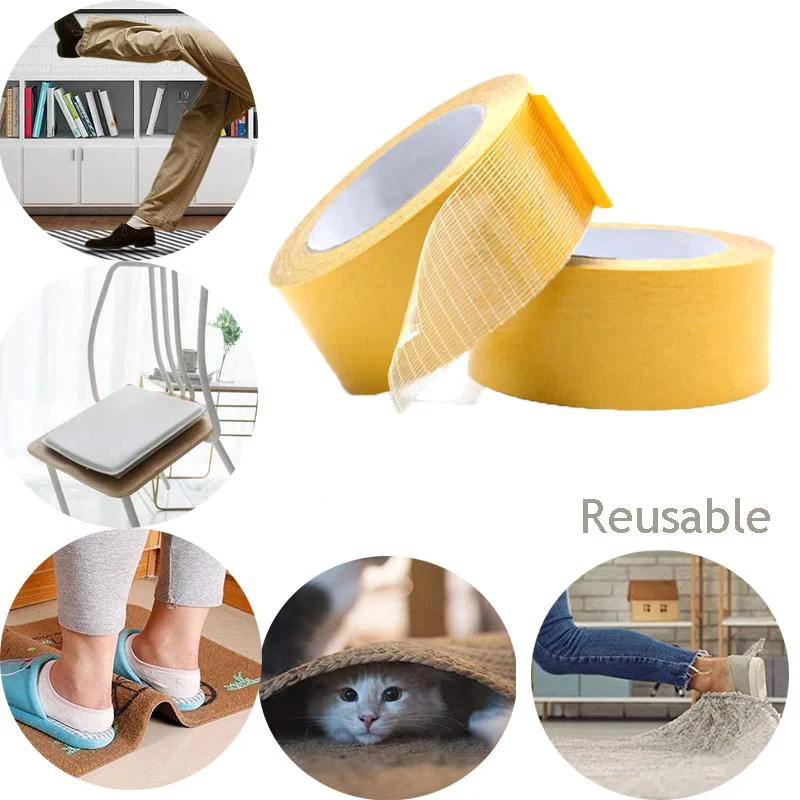 🔥BIG SALE - 49% OFF🔥Strong Adhesive Double-sided Mesh Tape( Length : 65.6ft | Width : 1.2 in )