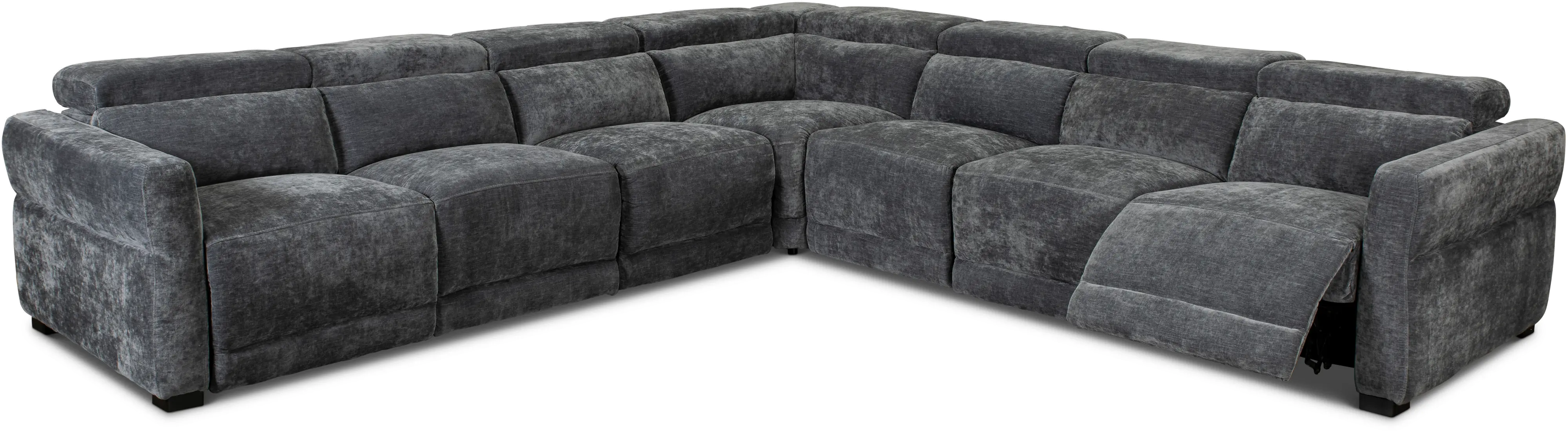 Mystery 5-Piece L-Shaped Power Reclining Sectional