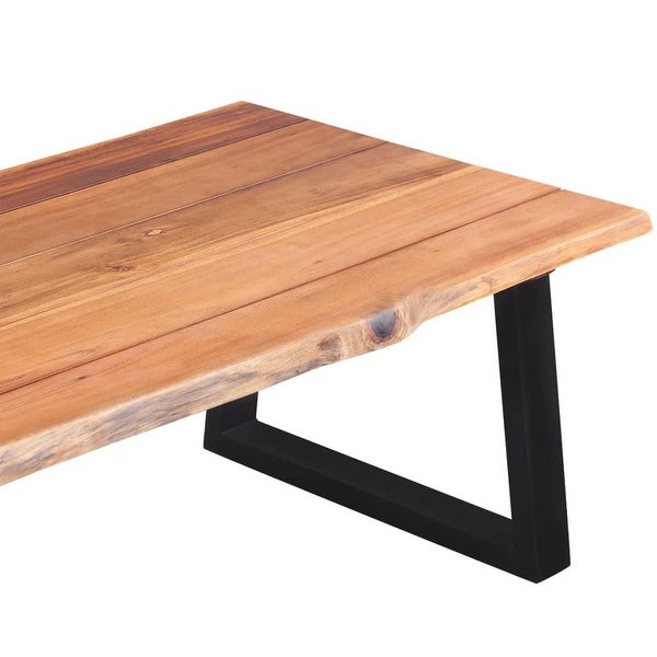 vidaXL Coffee Table Solid Acacia Wood 43.3