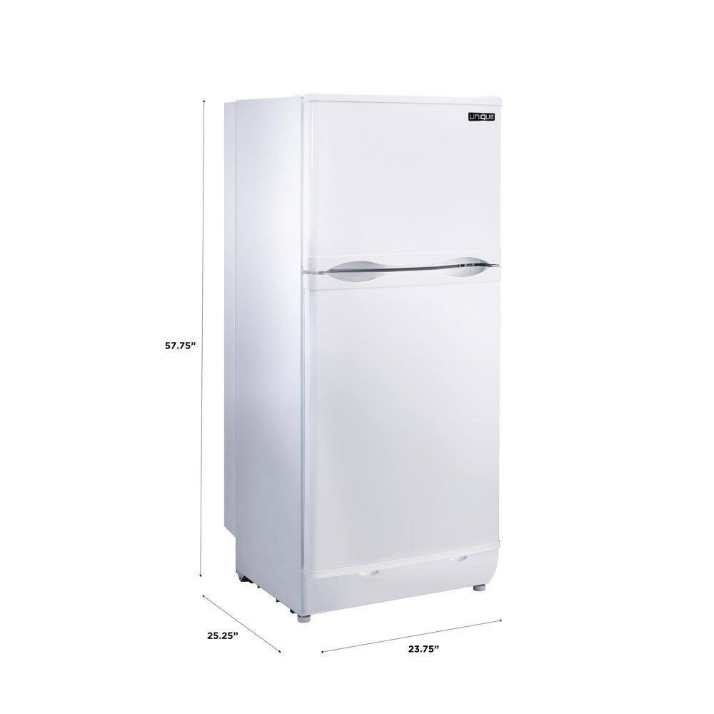 Unique Appliances Off-Grid 23.8 in. 6 cu. ft. Propane Top Freezer Refrigerator in White UGP-6C SM W