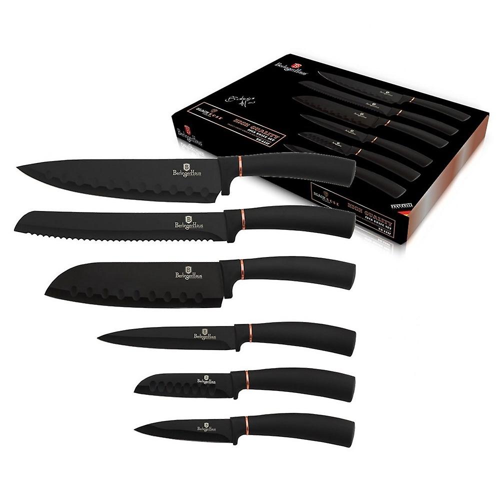 Berlinger Haus set of knives 6 elements Black Rose Gold BH2337