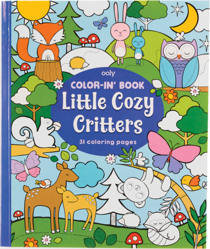 Color-in Little Cozy Critters