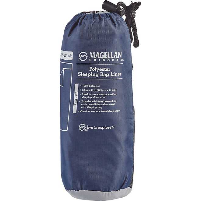 Magellan Outdoors Polyester Rectangular Sleeping Bag Liner