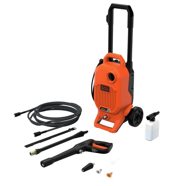 Black amp Decker Bepw1850 1850 Max Psi 1 2 Gpm Corded Cold Water Pressure Washer