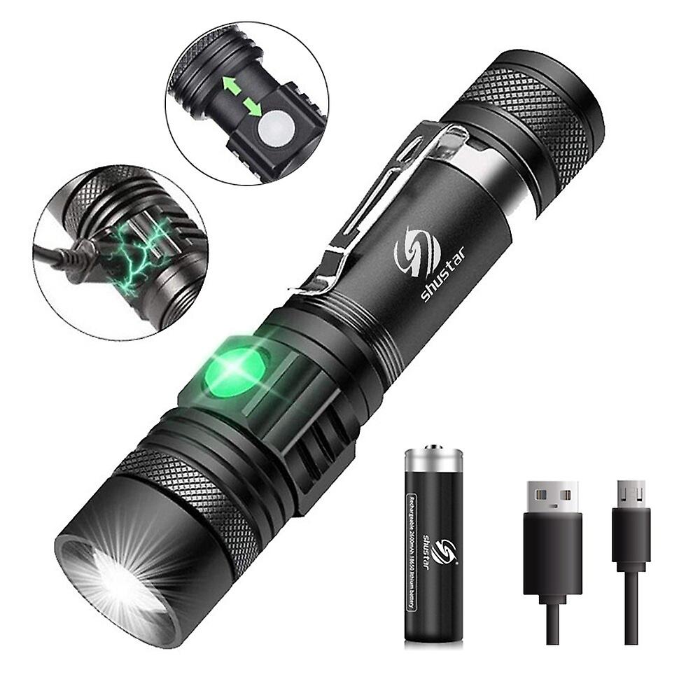 High Power Led Flashlight Zoom Camping Waterproof Multifunctional