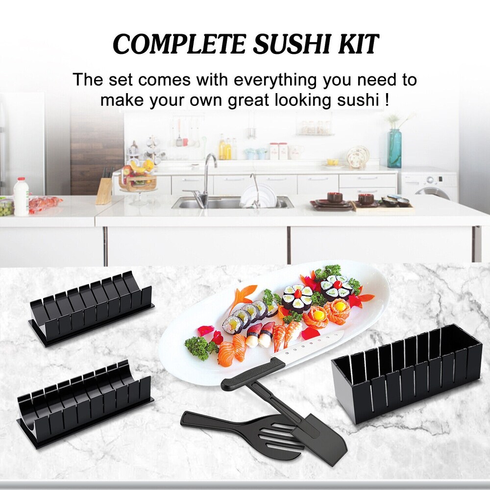 11pcs Sushi Maker Kit with Premium Sushi Knife  DIY Sushi Set Sushi Rolls   M