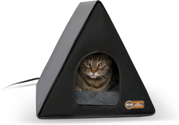 KandH Pet Products Heated A-Frame Cat House